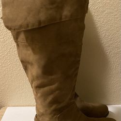 Brown Over The knee Women Boots Size 9