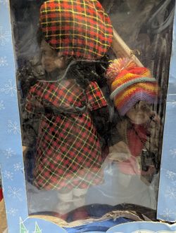 Twin Pack of Porcelain Dolls 