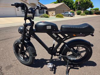 Black Electric Pedal Bike