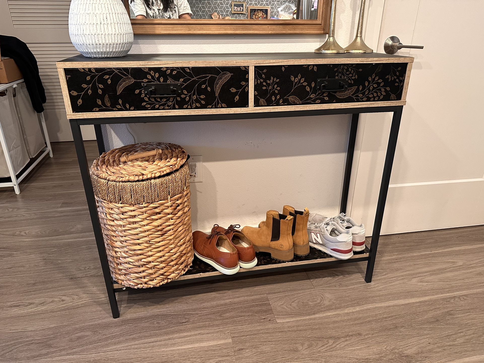 Modern Console Table with Drawers