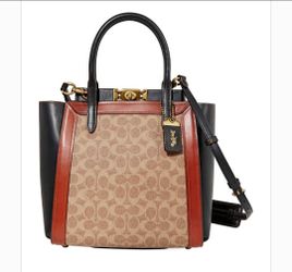 Coach Ladies Signature Canvas Troupe Tote