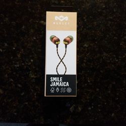 Bob Marley Smile Jamaica Headphones (NEW)