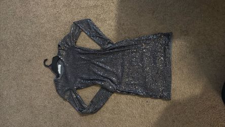Girls silver dress