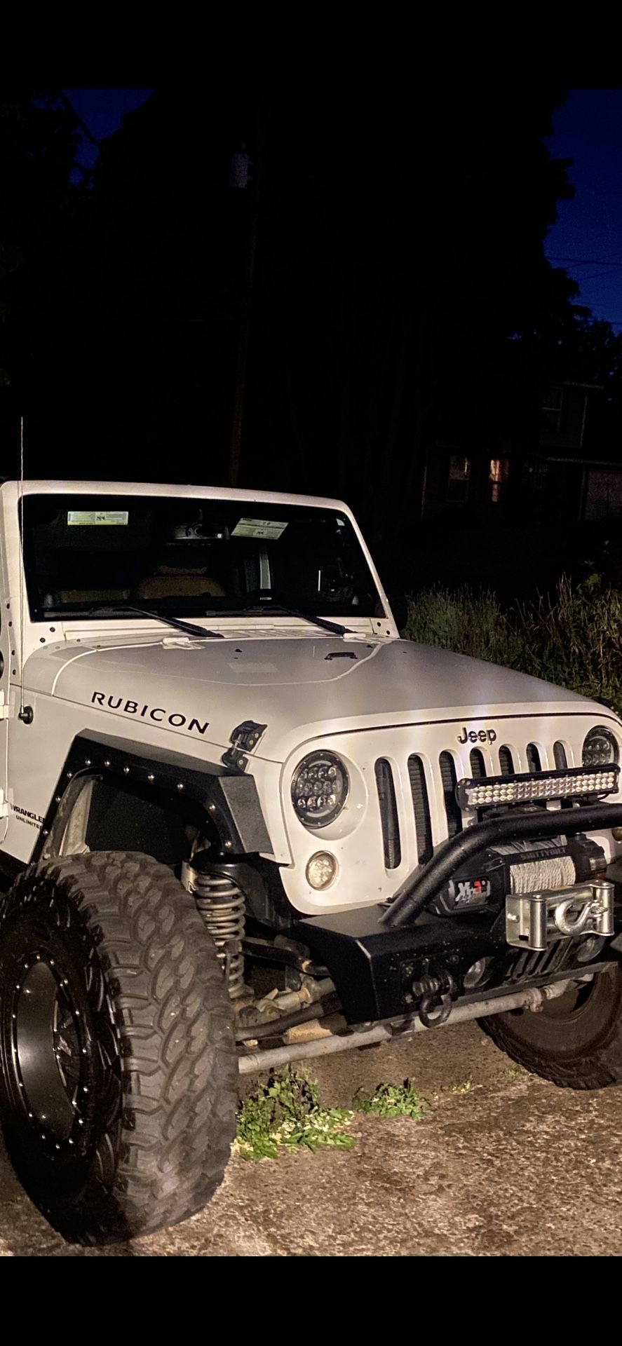2013 Jeep Wrangler Rubicon Hood.