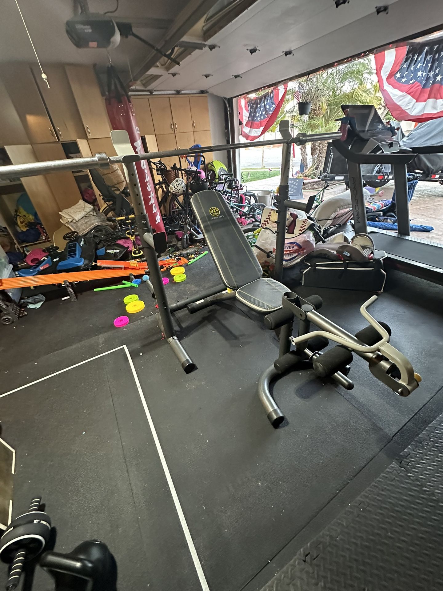 Gold’s Gym Bench/Squat w/Bar