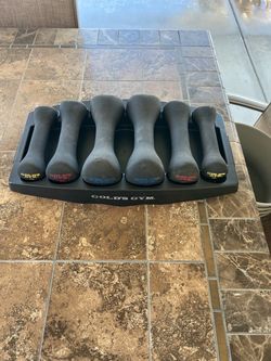 Gold's Gym Dumbbell Set with Rack