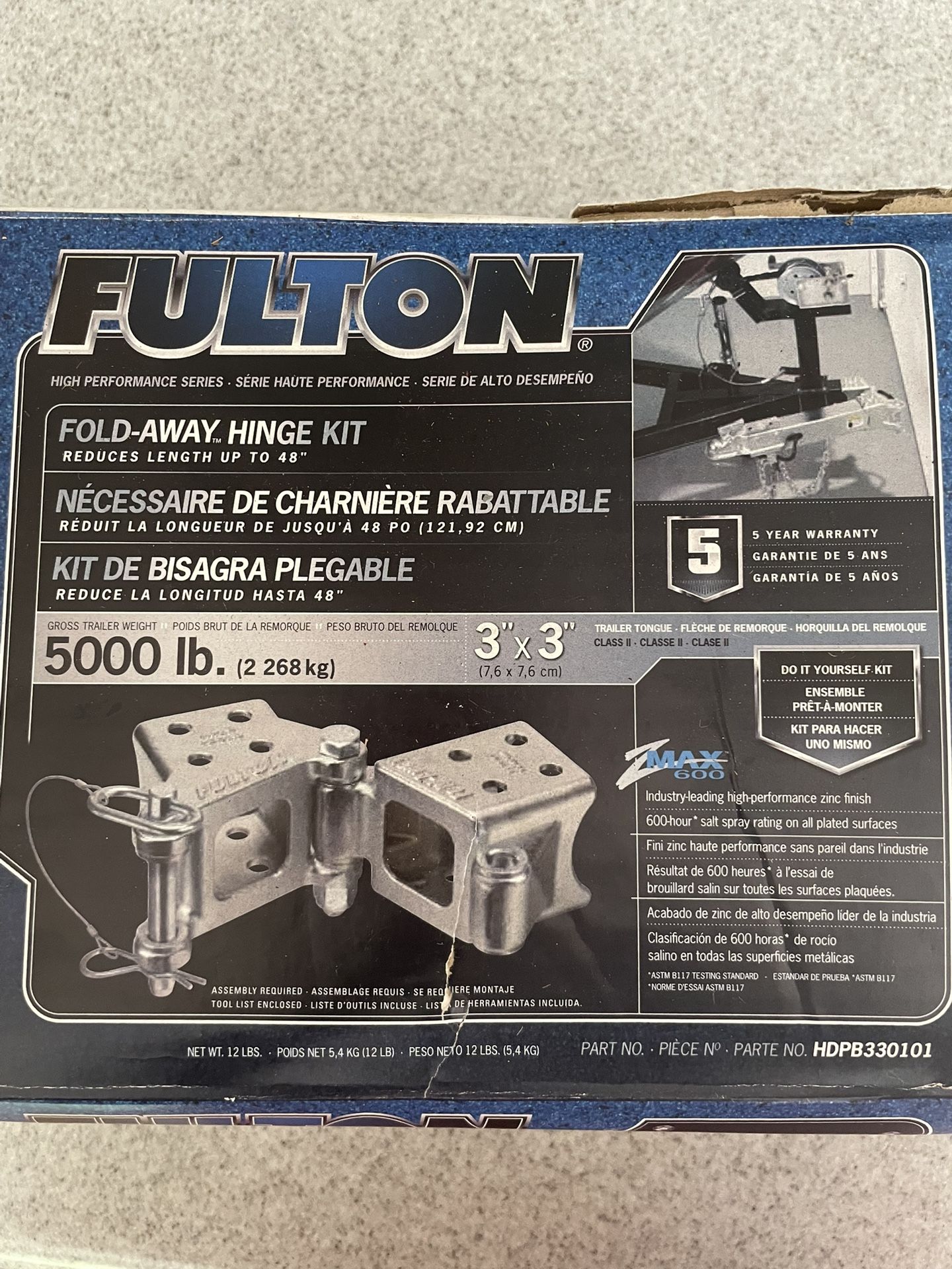 Fulton Fold Away Hinge Pending