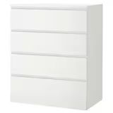 IKEA Malm White Dresser Drawers 