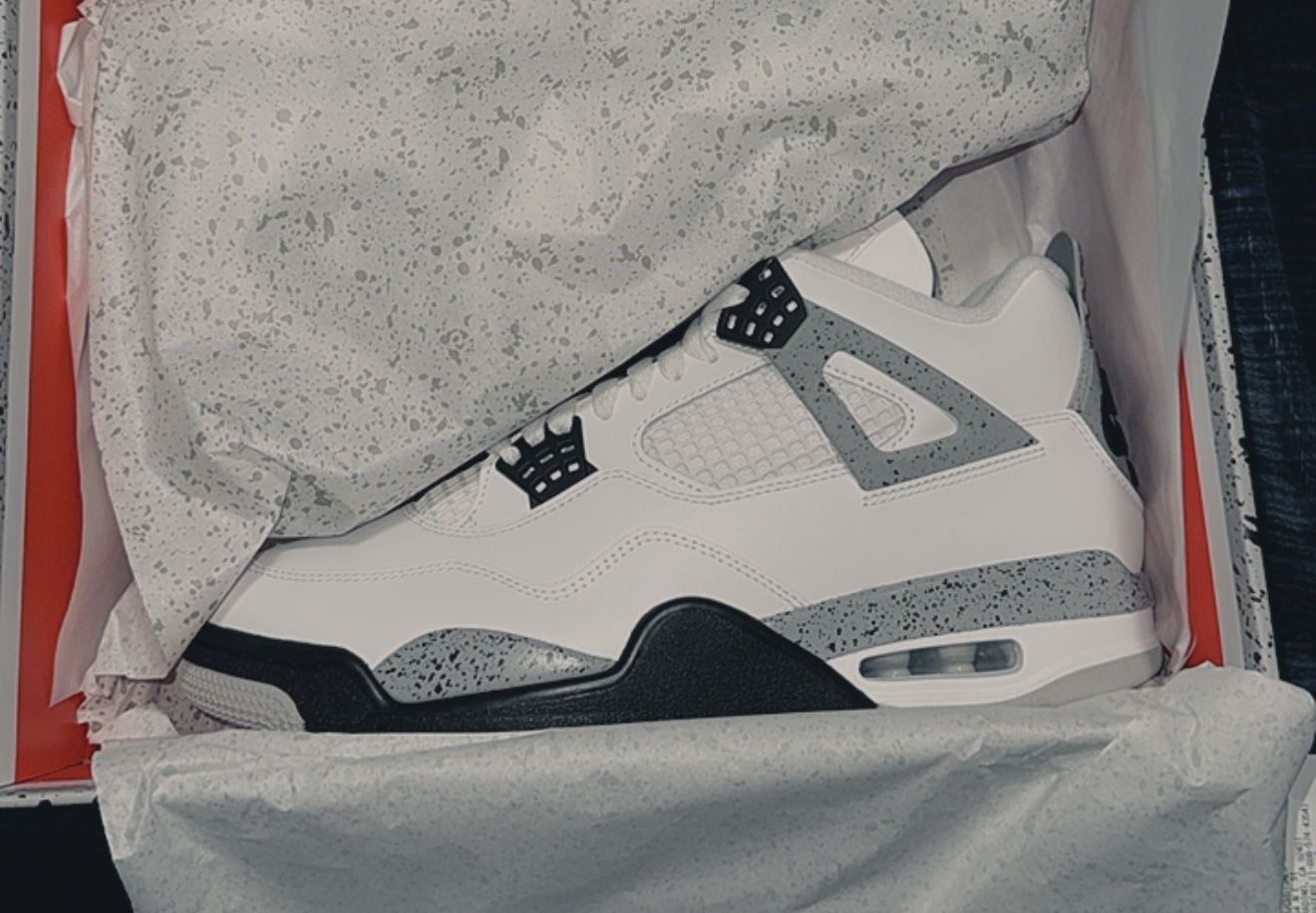 Jordan 4 Retro White Cement Size 10.5 Men New
