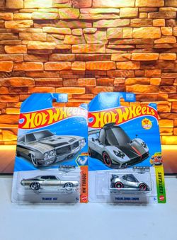 Hot Wheels 2026 ZAMAC Pagani Zonda Cinque Silver and 70 Buick ZAMAC both $12