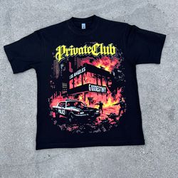 Streetwear Graphic Tees (Private Club Brand)