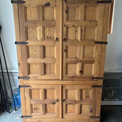 Handmade Solid Wood  Armoire / Cabinet - Excellent Quality 