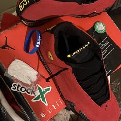 Air Jordan 14  “Ferrari Red” Size 13  **Stock X**
