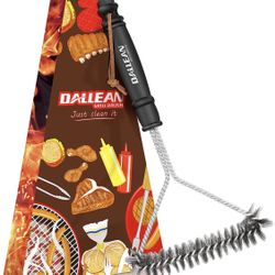New-Grill Brush BBQ,Durable Rust Resistant Quick and Easy Scrubbing on All BBQ Grates