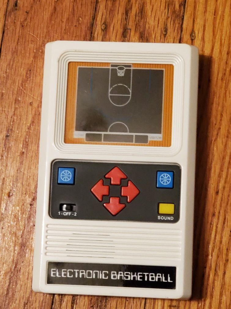 Handheld Electronic Basketball Game 70’s Retro Classic NEW
