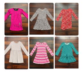 Little Girl Clothes Bundle Of Dresses Size 6T-7T, Size 7T,  7/8, And 8 Brands Include Old Navy, Gap, Gymboree, And Cat & Jack