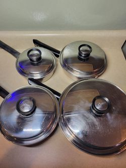 Vintage Amway Queen 18/8 Stainless Steel Cookware Set