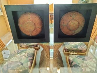 Pair of Framed Wall Art Decor