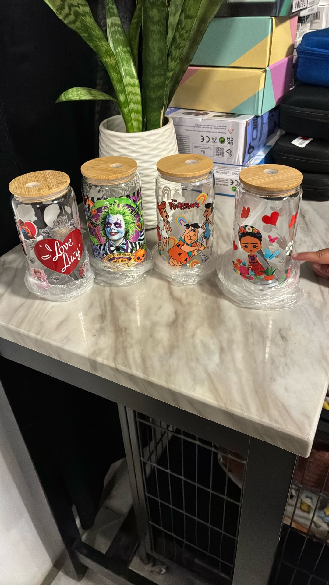 New Custom Made Glass Tumblers💥$10💥