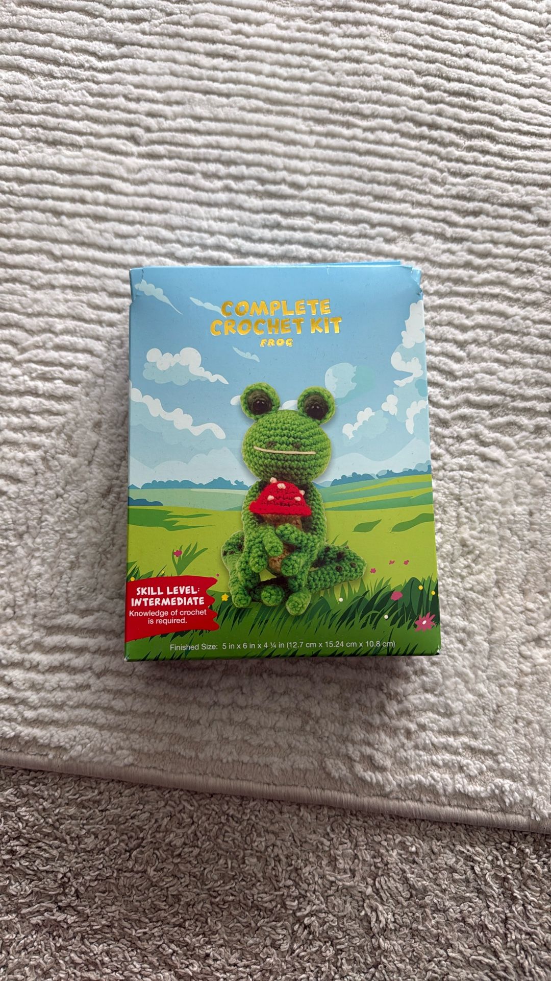 Frog Mushroom Crochet Kit
