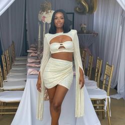 New Two Piece Seqin Set Size M/L