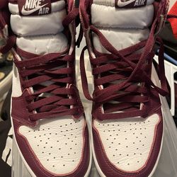 Jordan 1 Burgundy White Silver
