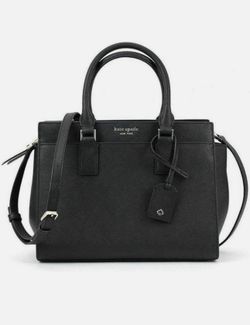 Kate Spade Lise Mulberry Street Women's Shoulder Bag Black Leather Handbag Purse - 11 x 8.5 x 6”