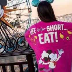 Disney Parks Life is Too Short to Eat,”Food & Wine Festival Spirit Jersey available in Size Large and X-Large NWT Serious inquiries only please Low o