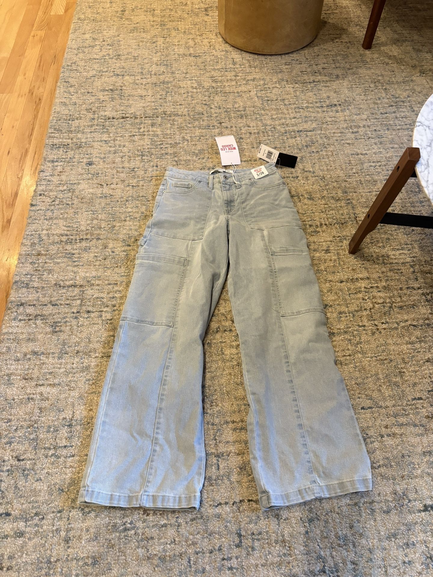 Celebrity Pink - Mid Rise Wide Leg Cargo