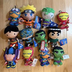 NWT 6” plush marvel dc Naruto