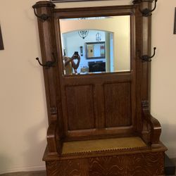 Antique Hall Tree