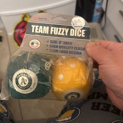 Fuzzy As Dice Plushies 