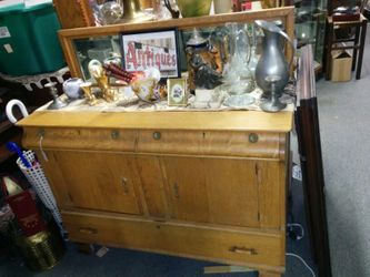 Antiques Oak Buffett