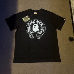 Men’s bape x chrome heart 