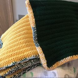 Baby Blanket - Green Bay Packer Colors 