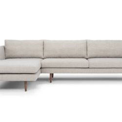 Gray MCM Sectional - Right Facing Chase 