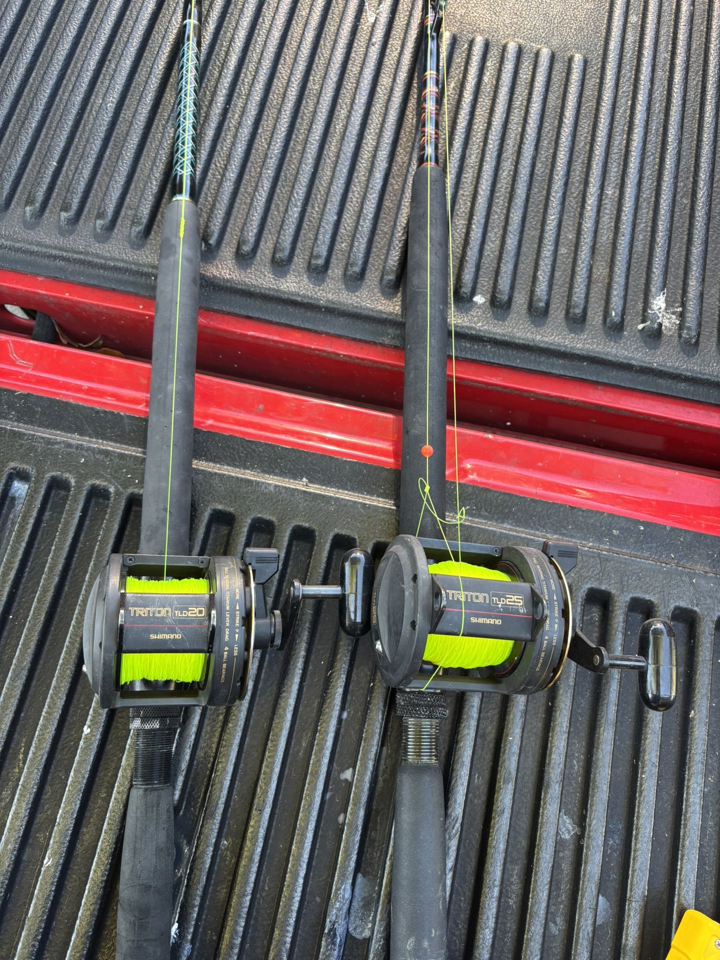 Pair of Shamino Fishing Reels n Rods