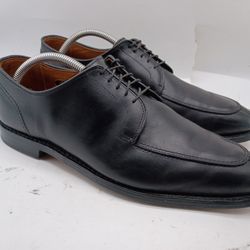 ALLEN EDMONDS 'LaSalle' Black Leather Oxfords Derby Shoes Mens Sz 10 D USA $325