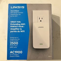 Linksys Max-Stream™ RE7000 AC1900 MU-MIMO Range Extender 