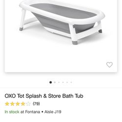 Splash & Store Bath Tub