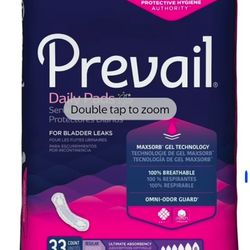 Bladder Control Pad Prevail Daily Pads Ultimate 