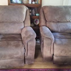 Costco Rocker Recliners Clean! $100 Each Both For $150