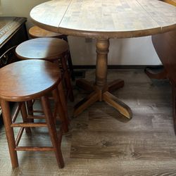 Table And Barstools