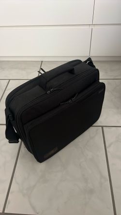 Black laptop bag