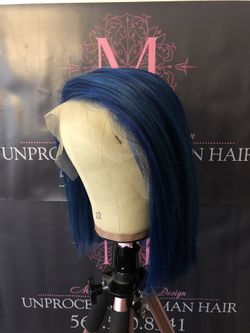 Custom color 💙💙wig unit RAFFLE RAFFLE