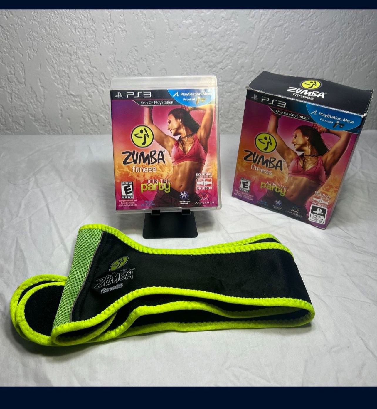 Zumba Fitness Belt Bundle Playstation 3 Video Game Complete/TESTED
