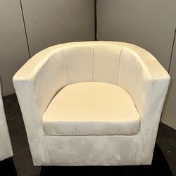 Light Beige Velvet Sofa Chairs