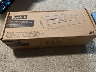 Brand new Scotch thermal laminator
