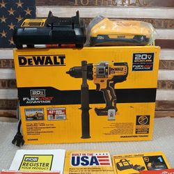 NEW DEWALT 20V BRUSHLESS 1/2 HAMMER DRILL DRIVER TOOL KIT 