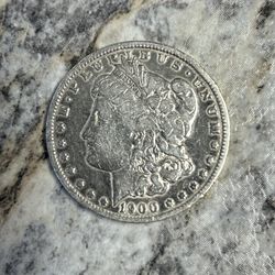 Morgan Silver Dollar 1900–0